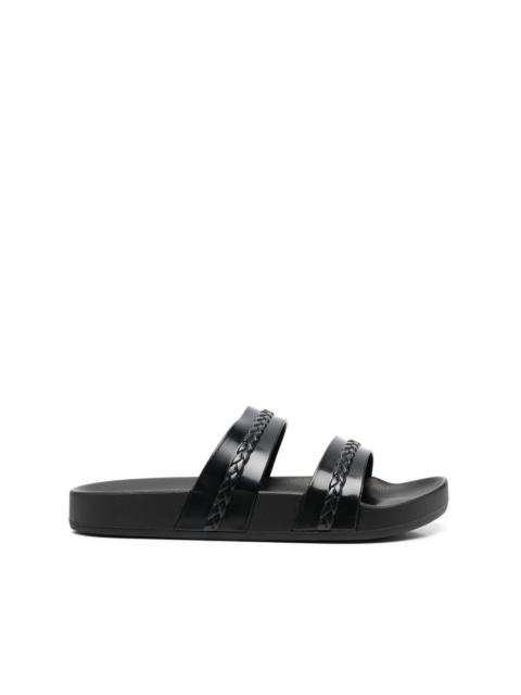 ANCIENT GREEK SANDALS Meli double-strap slides