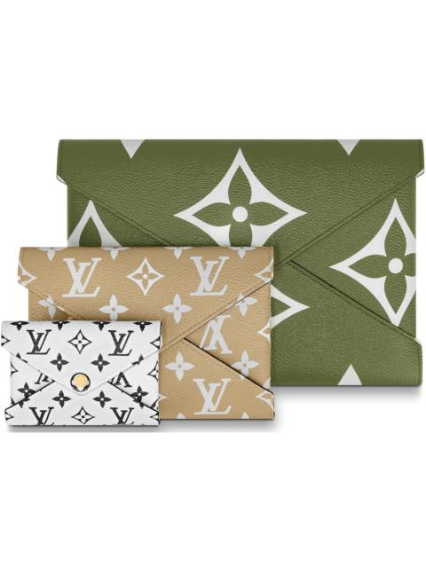 Louis Vuitton Louis Vuitton Pochette Kirigami Monogram Giant Khaki Green/Beige