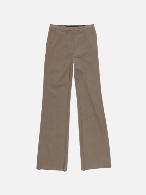 Acne Studios Tailored wool trousers - Khaki beige