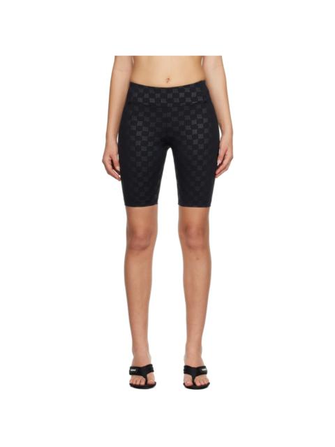MISBHV Black Monogram Shorts