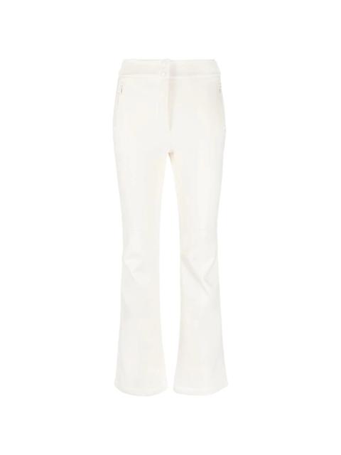 high-rise button-waisted trousers