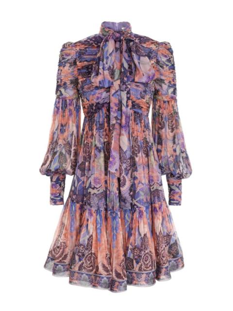 Zimmermann CELESTIAL RUCHED MINI DRESS