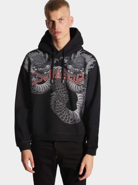 DSQUARED2 REGULAR FIT HOODIE SWEATSHIRT