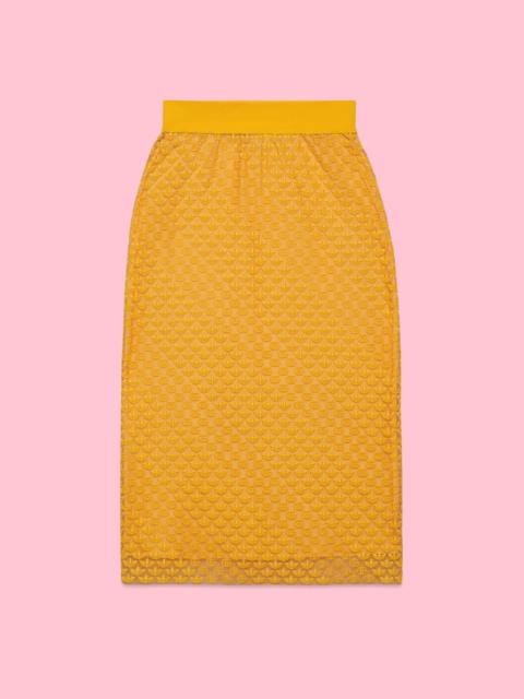 GUCCI adidas x Gucci GG tulle skirt