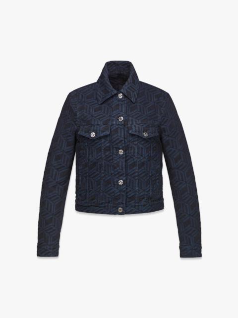 MCM Women’s Cubic Monogram Denim Jacket