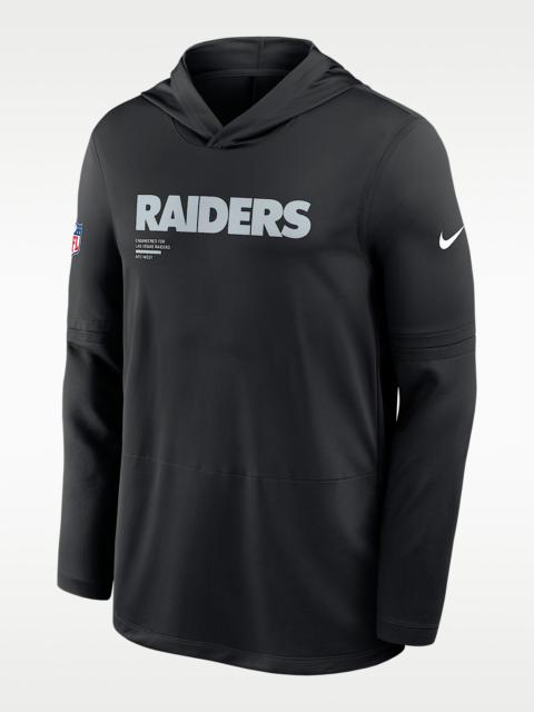 Nike Las Vegas Raiders Pure Fury Sideline Men's Nike Dri-FIT NFL Long-Sleeve Hooded Top