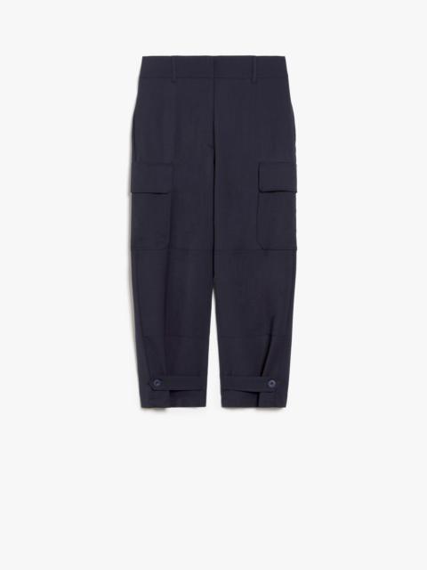 WEEKEND Max Mara BORIS Technical wool trousers