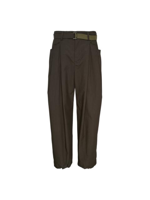 sacai Cotton Typewriter Pleated Pants