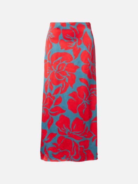 Dries Van Noten Floral pencil skirt