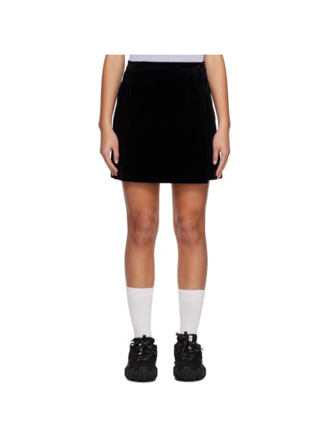 Theory Black Wrap Miniskirt