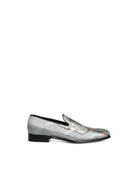 Dolce & Gabbana Baroque Angel velvet loafers