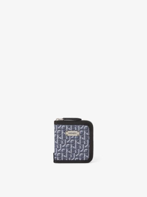 KENZO Courier small zipped jacquard wallet