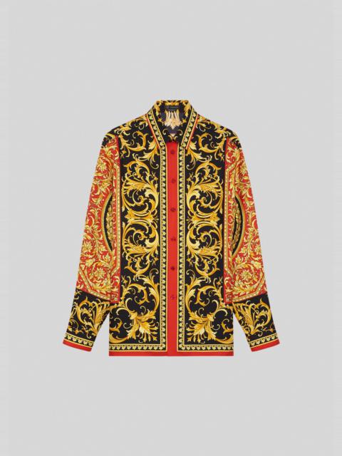 VERSACE Le Pop Classique Print Silk Twill Shirt