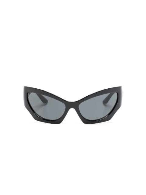 Medusa-detail cat-eye sunglasses