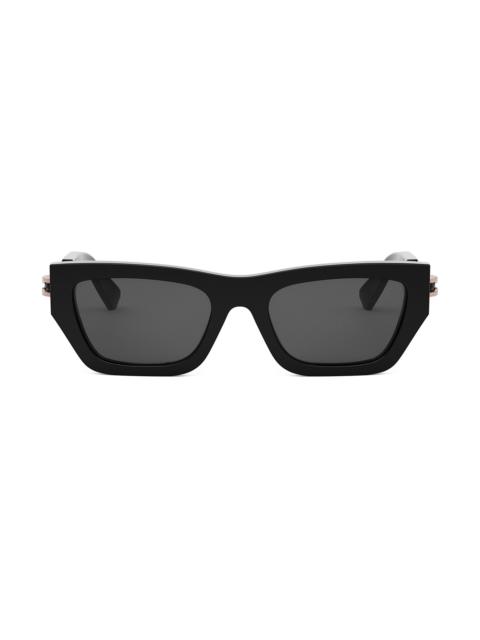 BVLGARI Women's B. Zero1 54MM Rectangular Sunglasses - Black Rose Black