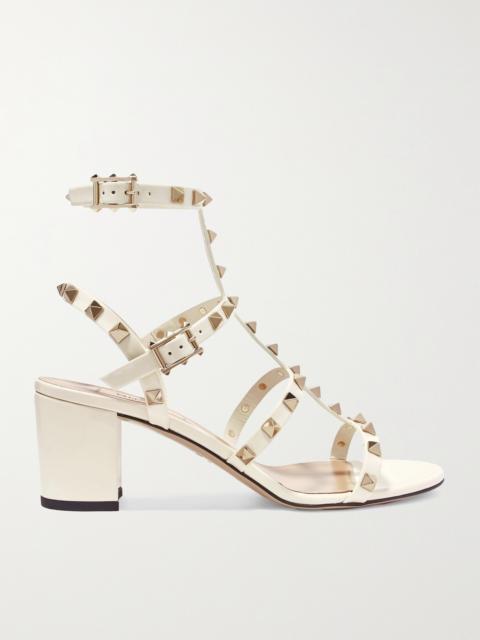 Valentino Valentino Garavani The Rockstud 60 Patent-leather Sandals