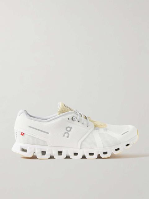Cloud 5 Rubber-Trimmed Mesh Sneakers