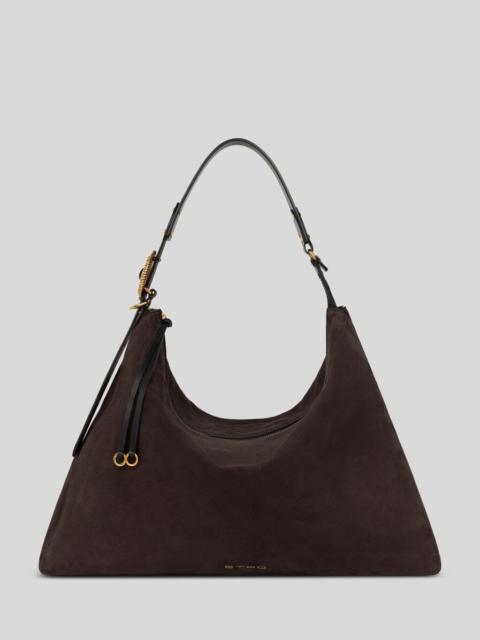 Etro LARGE SUEDE ROSETTE BAG