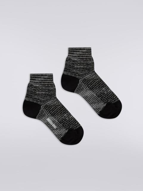 Missoni Short cotton blend socks with lurex