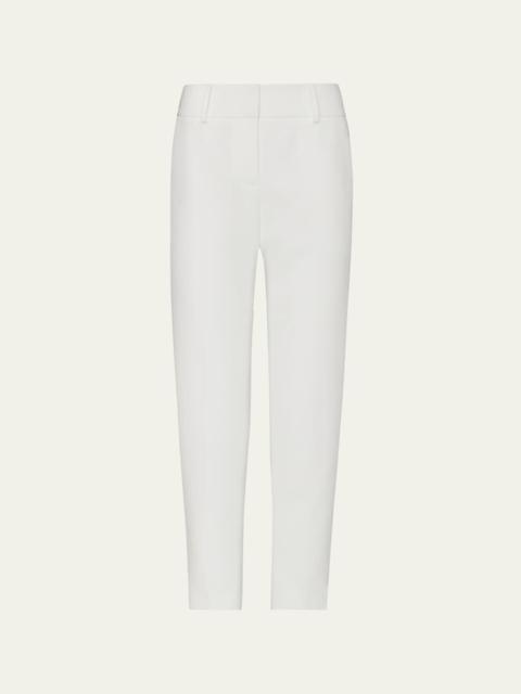 MILLY Nicola Cropped Slim Cady Pants
