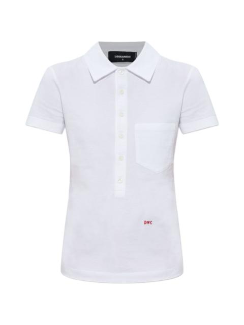 DSQUARED2 pocket polo shirt