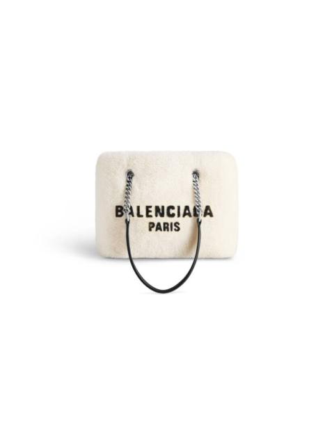 BALENCIAGA Women's Duty Free Small Tote Bag in Light Beige