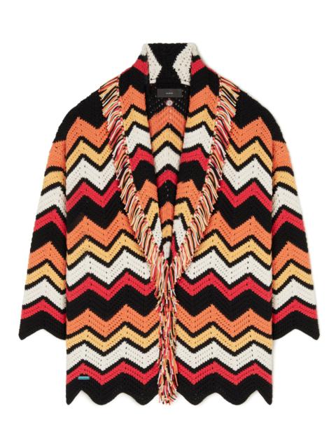 Kaleidoscopic Chevron Cardigan