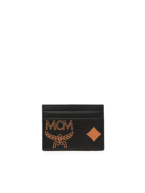 MCM Aren Maxi monogram card case