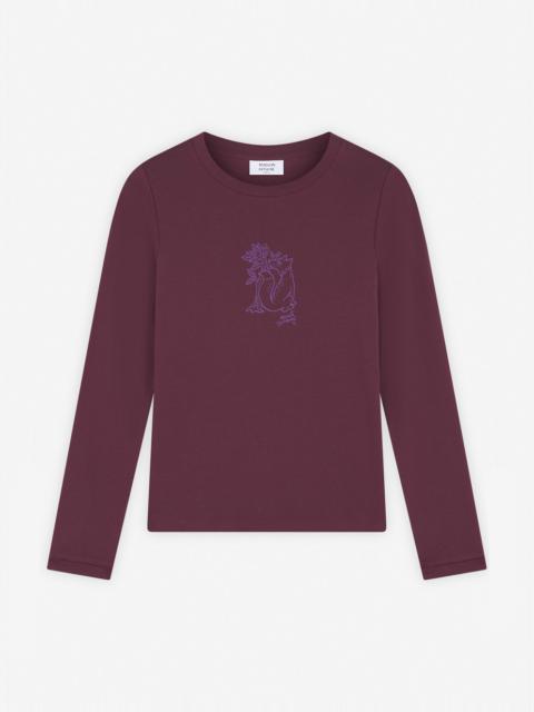 Maison Kitsuné WOODLAND FOX LONG SLEEVES SLIM TEE-SHIRT