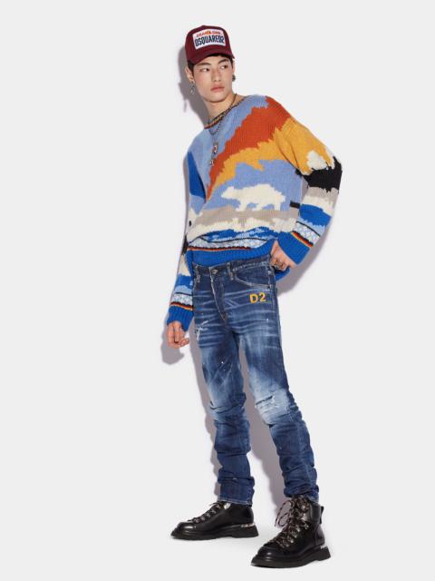 DSQUARED2 MEDIUM HIKING WASH COOL GUY JEANS