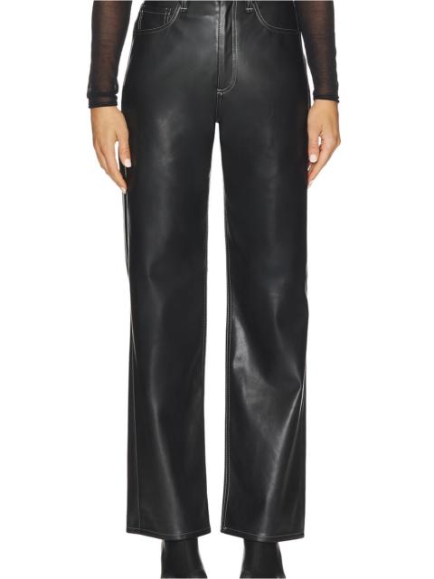 rag & bone Shea Faux Leather Straight Pant