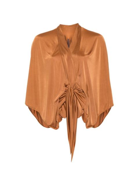 Rick Owens Lilies knot-detail blouse