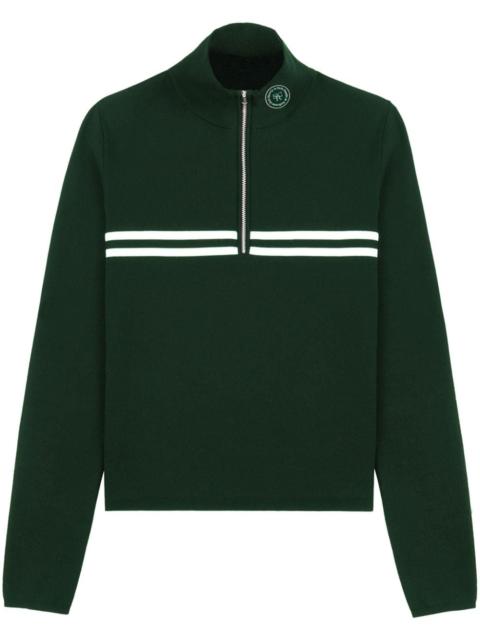 Sporty & Rich Minimal quarter-zip sweatshirt