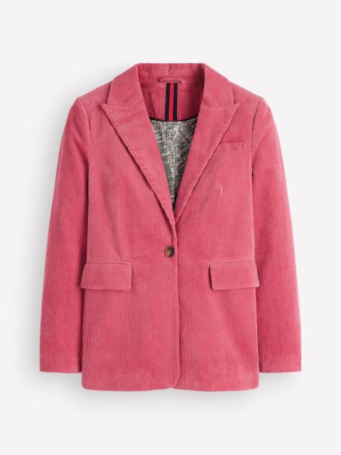 BODEN Woodbridge Cord Blazer-Cherry Blush