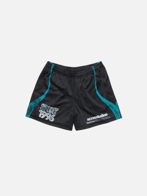 Acne Studios Casual graphic shorts - Black