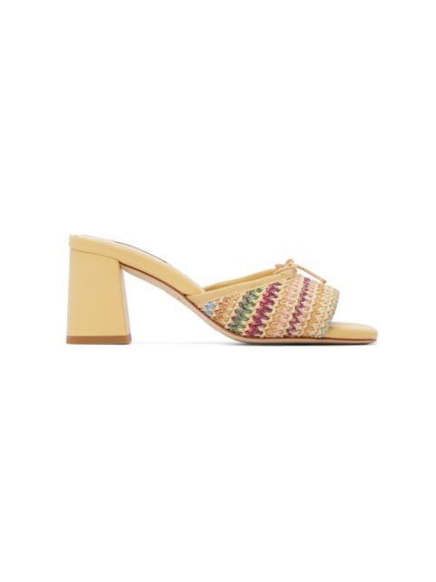 Repetto Yellow Jordana 60 Heeled Sandals