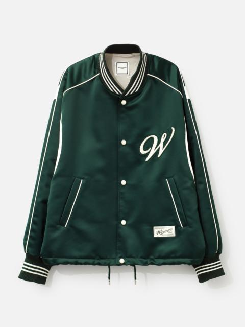 Wooyoungmi SCRIPT LOGO BASEBALL JACKET