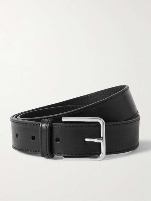 The Frankie Shop Toni leather belt Black