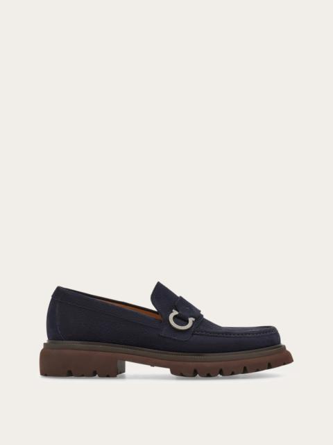 FERRAGAMO Loafer with Gancini ornament