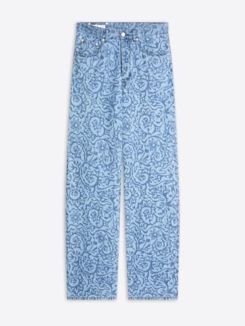 Dries Van Noten PRINTED DENIM PANTS