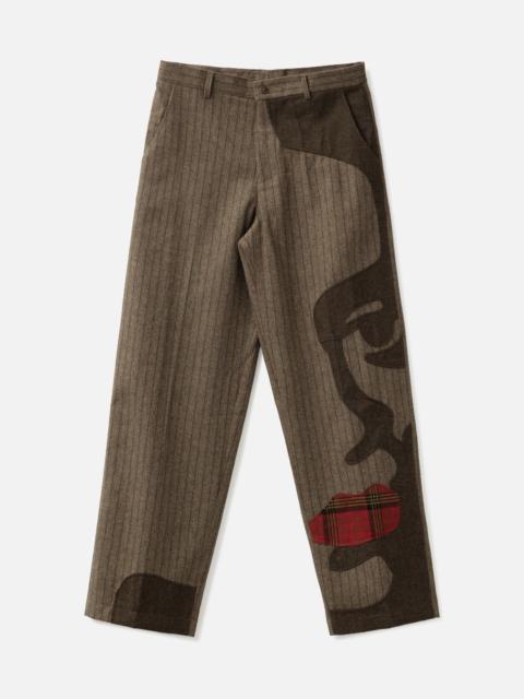 KidSuper PATCHWORK FACE SUIT BOTTOM