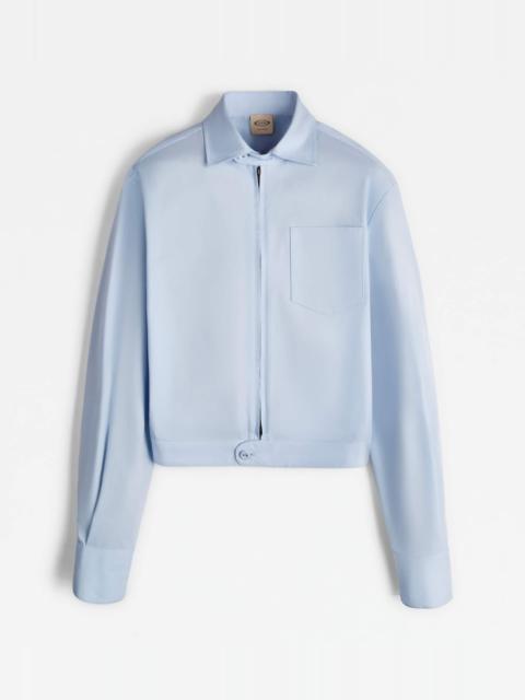 Tod's SHIRT JACKET - LIGHT BLUE