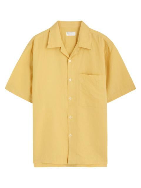 Universal Works Universal Works Creased Linen-blend Shirt
