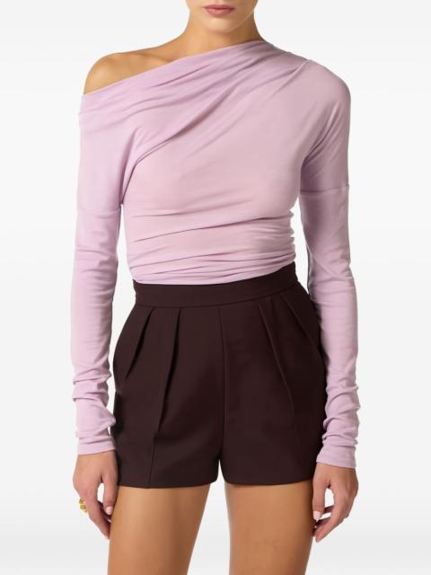 ELISABETTA FRANCHI long-sleeved draped top