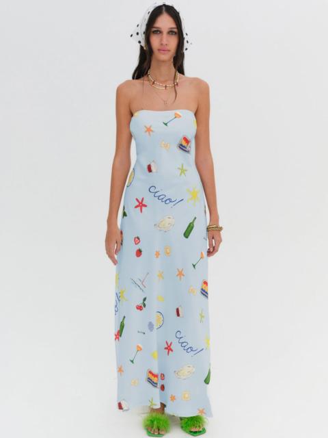 Carla Strapless Maxi Dress