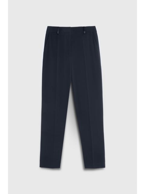 THE FOLD Clever Crepe Tavira Slim-Leg Trousers