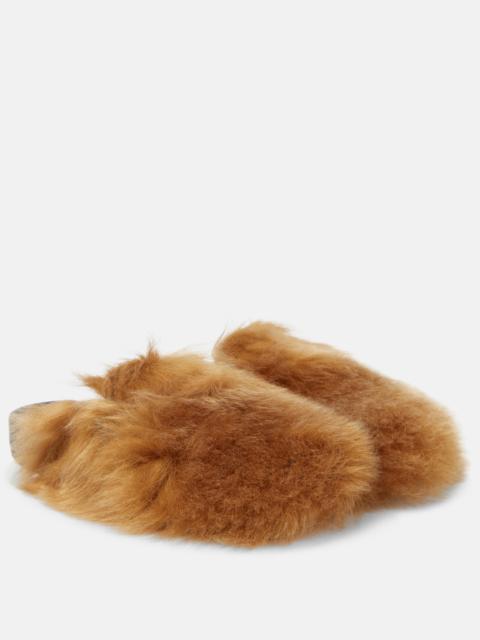 Journey shearling mules
