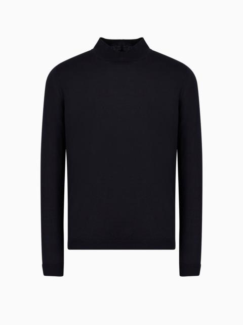 Icon cashmere mock-neck jumper