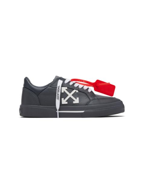 Off-White Gray Vulcanized Low Sneakers