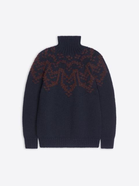 Dries Van Noten INTARSIA WOOL SWEATER